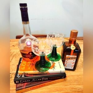 Vintage Luminarc Glass Goblet Set Of 2